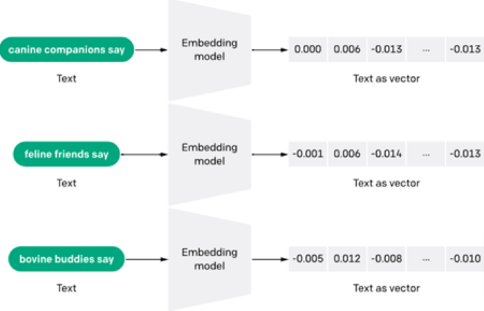 Embedding model für Text zu Vektor